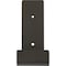Ekena Millwork Steel Hanging Shelf Bracket, Hammered Gray 2"W x 6"D x 5 1/2"H BKTM02X06X05HSHGY - alternate 5